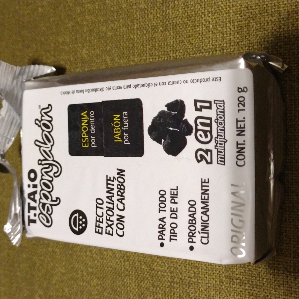 Mexican sponge soap charcoal